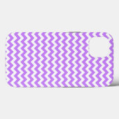 White en Pastel Paars Zig Zag Chevron Case-Mate iPhone Case (Achterkant (horizontaal))