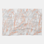 White en Roos Gold marble 2 Theedoek (Horizontaal)