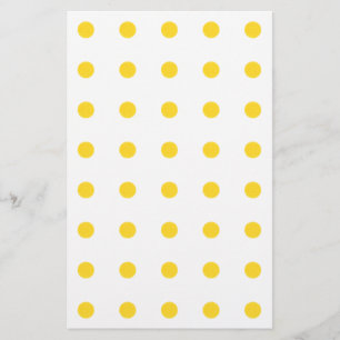 White en Yellow Stationery Briefpapier