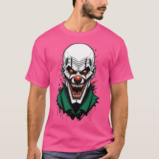 White Evil Clown T-shirt
