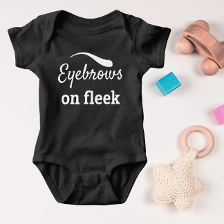 White Eyebrows on Fleek Trendy Flawless Style, ZFJ Romper