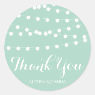 White Fairy Lights   Munt Dank u Stickers