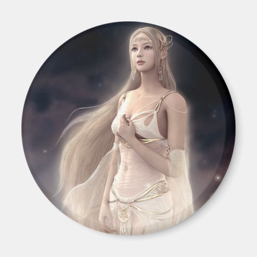 White Fairy Magneet (Voorkant)