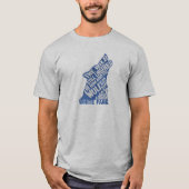 White Fang van Jack London Blue Book Quote T-shirt (Voorkant)