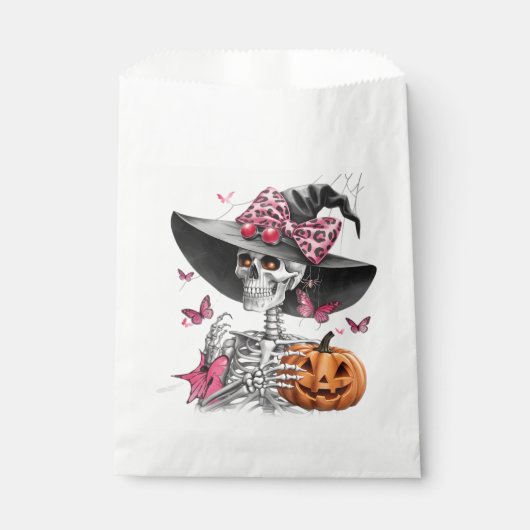 White Favor Bags Bedankzakje (Voorkant)