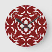 White Feather ZIa Ronde Klok (Voorkant)