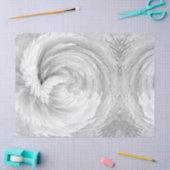 White Feathers Angel Wings Abstract Victoriaans Tissuepapier (Craft)