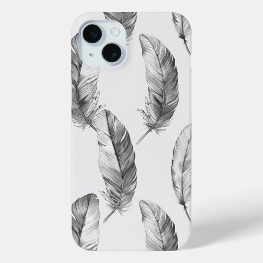 White Feathers Case-Mate iPhone Case (Achterkant)
