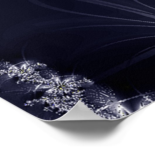 White Fireworks Poster (Hoek)