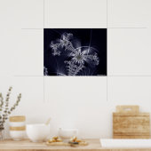 White Fireworks Poster (Keuken)