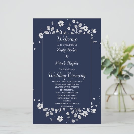 White Floral (Staand voorkant)