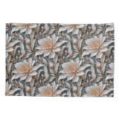 White Floral Fantasy Kussensloop (Achterkant)