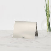 White Floral Hartelijk dank Bedankkaart (Achterkant)