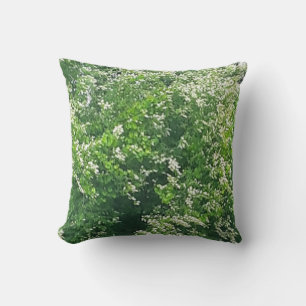 White Floral Sierkussen