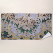 White Floral Strandlaken (Voorkant)