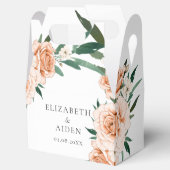 White Floral Wedding Collectie Bedankdoosjes (Geopend)