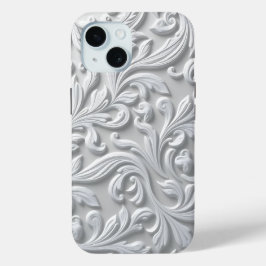 White Flourish iPhone / iPad-hoesje