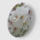 White Flower Clock Grote Klok (Hoek)