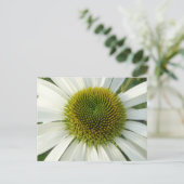 White Flower DIY Briefkaart (Staand voorkant)