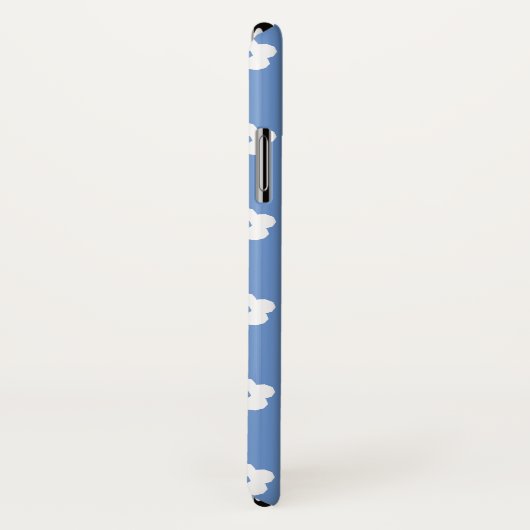 White Flower Pattern Case-Mate iPhone Case (Achterkant / rechts)