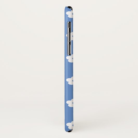 White Flower Pattern Case-Mate iPhone Case (Achterkant/links)