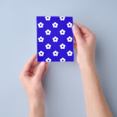 White Flower Pattern Flyer (Hand)