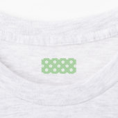 White Flower Pattern Labels (Aangebracht)