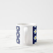 White Flower Pattern Thunder_Cove Espresso Kop (Achterkant)