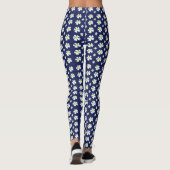 White Flower Pattern Thunder_Cove Leggings (Achterkant)
