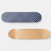 White Flower Pattern Thunder_Cove Skateboard (Horizontaal)