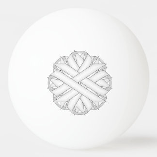 White Flower Ribbon door Kenneth Yoncich Pingpongballen