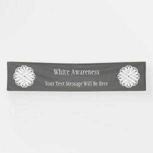 White Flower Ribbon door Kenneth Yoncich Spandoek