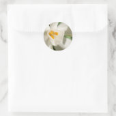 White Flower Spring Event and Wedding Ronde Sticker (Tas)