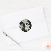White Flower Spring Event and Wedding Sticker (Envelop)