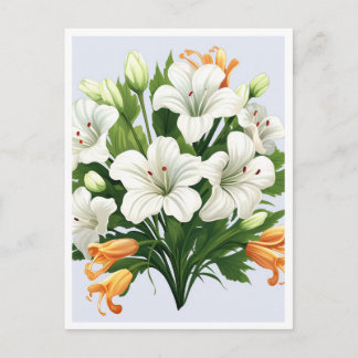 WHITE FLOWERS #2 BRIEFKAART