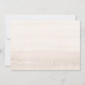 White Flowers Pampas Grass Greenery Bridal Brunch Kaart (Achterkant)