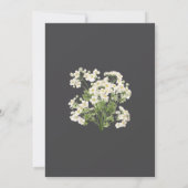 White Flowers Spring Wedding Invitation  (Dos)