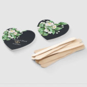 White Flowers Wedding Handwaaier (Niet-gemonteerd)