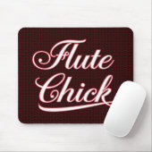 White Fluit Chick Script Muismat (Met muis)