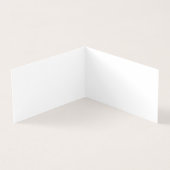 White Folded Visitekaartjes (Binnen)