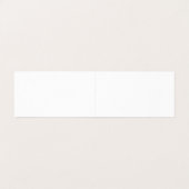 White Folded Visitekaartjes (Binnenkant ongevouwen)