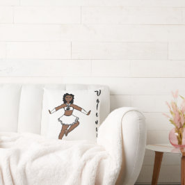 White Fox Dancer #1 Kussen