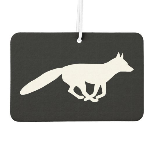 White Fox Silhouette Luchtverfrisser (Achterkant)