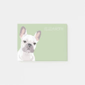 White French Bulldog | Cute Frenchie Post-it® Notes (Voorkant)