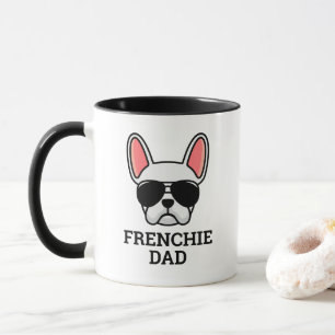 White French Bulldog Frenchie Dog Dad Mok