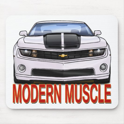 WHITE_FRONT_CAMARO.png Muismat (Voorkant)