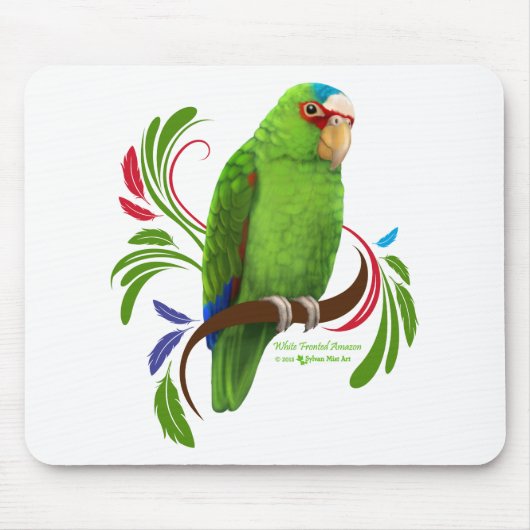 White Fronted Amazon Muismat (Voorkant)