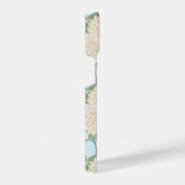 White Garden Mum Flower Pattern iPhone Hoesje (Rechterkant)