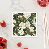 White Gardenia Flower Servet (Insitu)