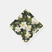 White Gardenia Flower Servet (Hoek)